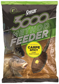 Krmivo Sensas 3000 Method Carpe Spicy 1kg