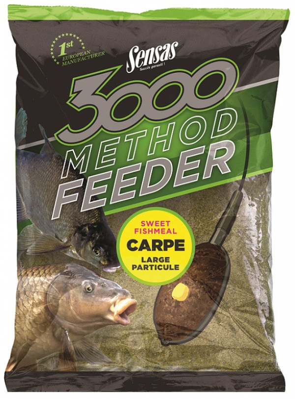 Krmení Sensas 3000 Method Carpe 1kg