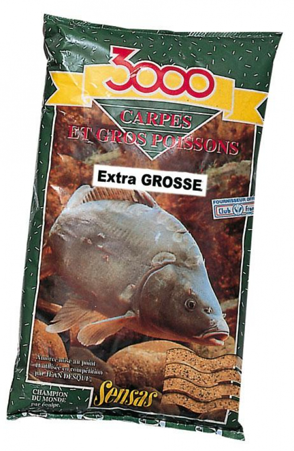 Krmení Sensas 3000 Carpes Extra Gros 1kg