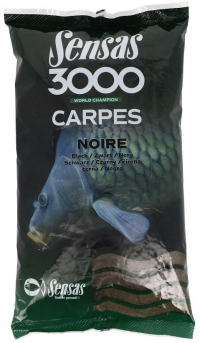 Krmení Sensas 3000 Carpes Noir 1kg