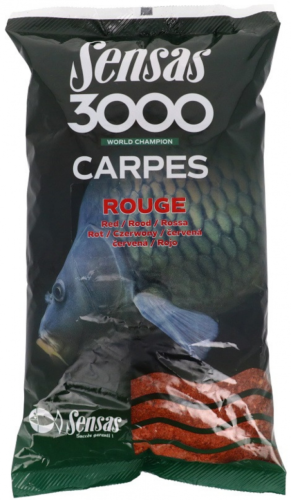 Krmení Sensas 3000 Carpes Rouge 1kg