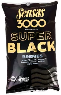 Krmivo Sensas 3000 Super Black Bremes 1kg