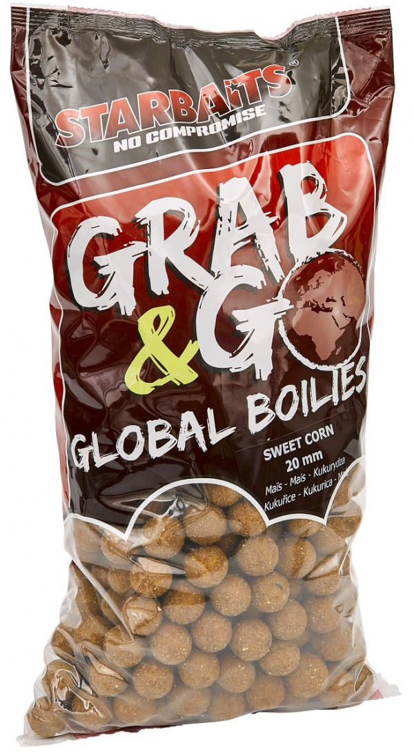 Starbaits Grab&Go boilies SWEET CORN 2,5kg