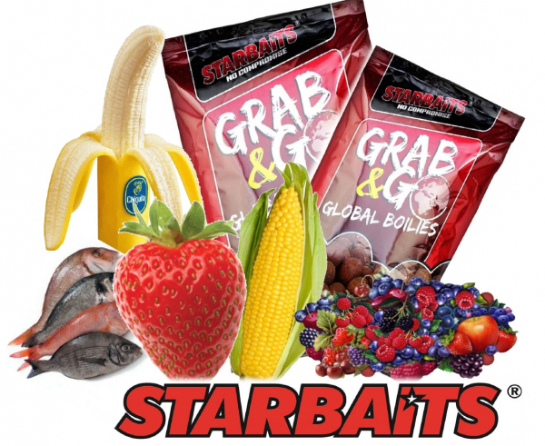 Starbaits Grab&Go boilies SWEET CORN 2,5kg