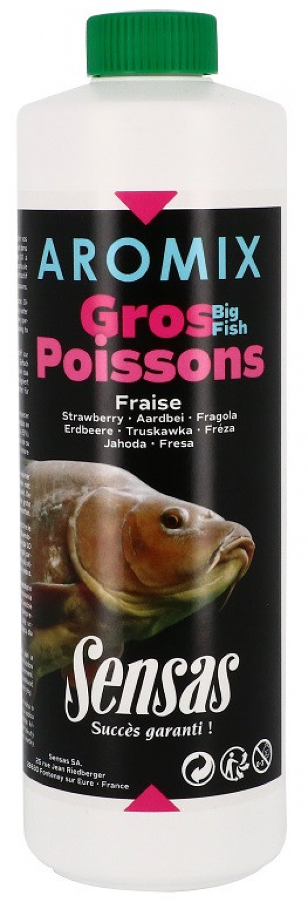 Folyékony attraktor Sensas Aromix Fraise (eper) 500ml