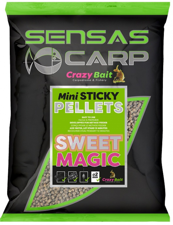 Pelety Sensas Mini Sticky Sweet Magic (ryba) 700g