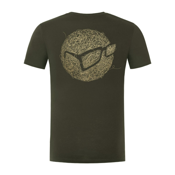 Rövidujjú póló - Korda Birdsnest Tee | Dark Olive