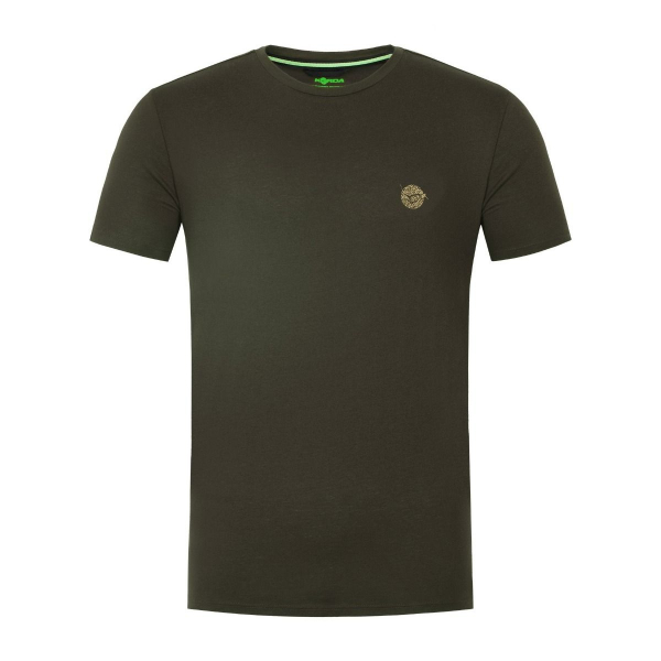 Rövidujjú póló - Korda Birdsnest Tee | Dark Olive