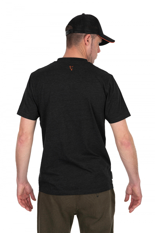 FOX COLLECTION T BLACK & ORANGE