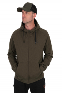 FOX COLLECTION LW HOODY GREEN & BLACK