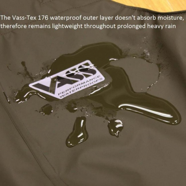 NEPROMOKAVÉ NOHAVICE - Team Vass 175 Unlined Bib & Brace ‘Edition 4’ Waterproof/Breathable