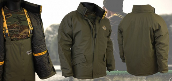 Zimná Bunda - Team Vass 175 Winter Lined Jacket Khaki Edition (Waterproof & Breathable)