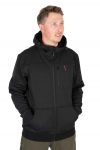 Kabát Fox Collection Soft Shell Jacket Black & Orange