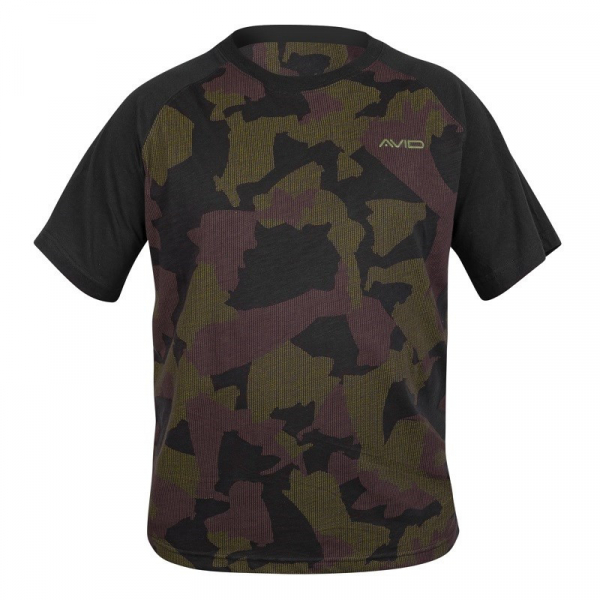 Rövidujjú póló - Avid Carp Distortion Camo Lite T-Shirt