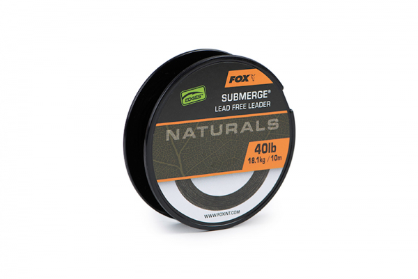 Ólombetét nélküli ólomzsinór Fox Naturals Submerge Leader x10m