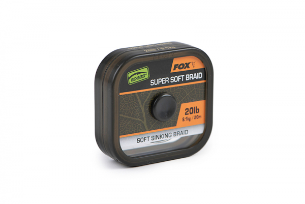 Süllyedő fonott zsinór Fox Edges Naturals Soft Braid hooklength 20m