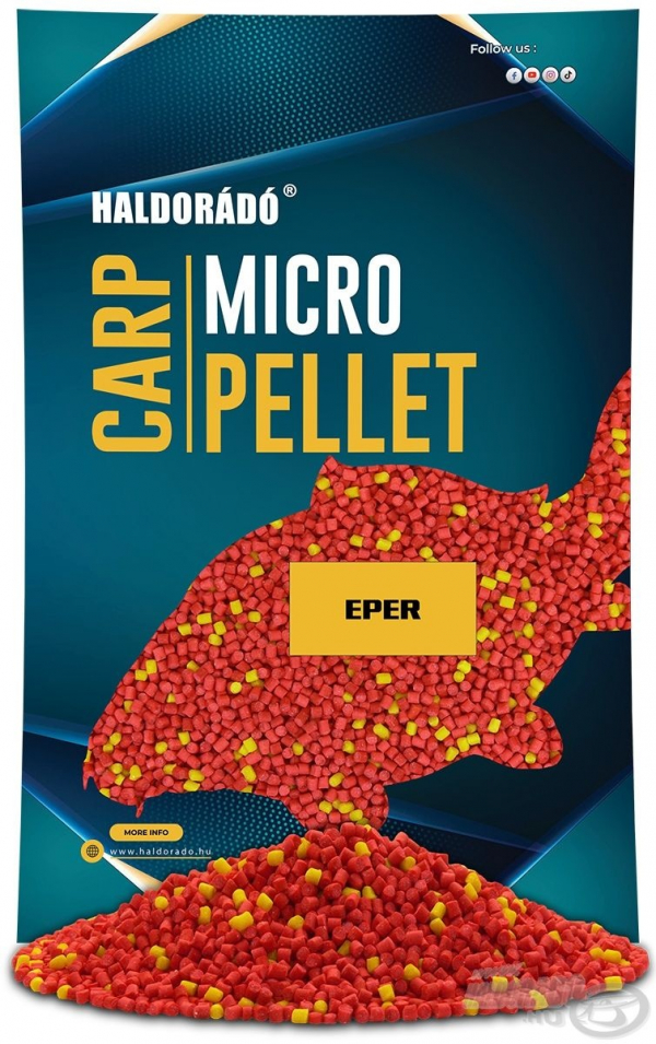 HALDORÁDÓ Carp Micro Pellet - Jahoda