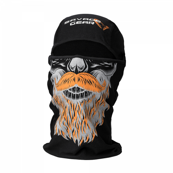 Kukla Savage Gear BEARD BALACLAVA ONE SIZE BLACK
