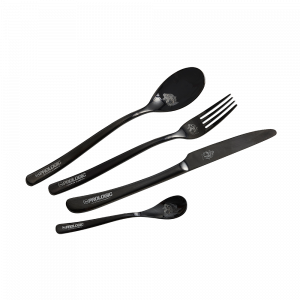 Prologic Blackfire Dinning Set Kit Piatto Posate Carpfishing