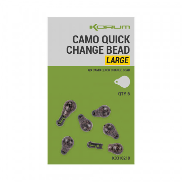 Rýchloklipy Korum Camo Quick Change Bead - L