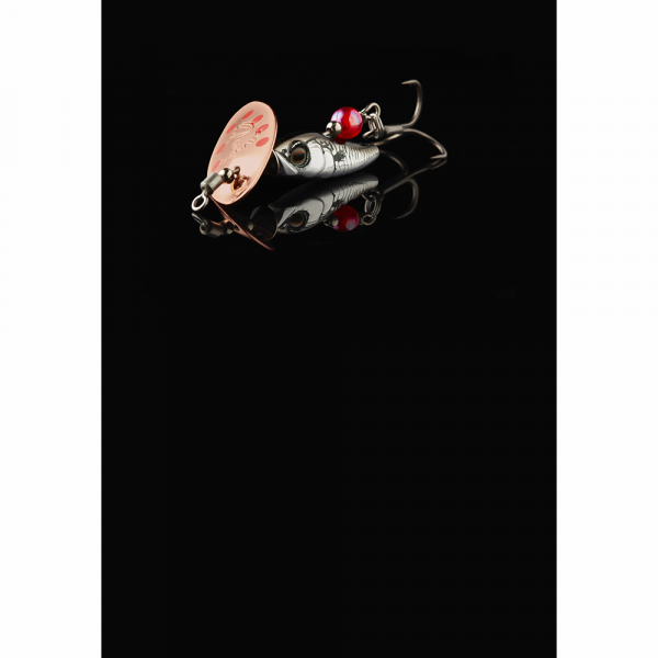 Savage Gear STICKLEBAIT SPINNER SINKING SILVER RED YELLOW