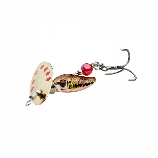 Savage Gear STICKLEBAIT SPINNER SINKING SILVER RED YELLOW