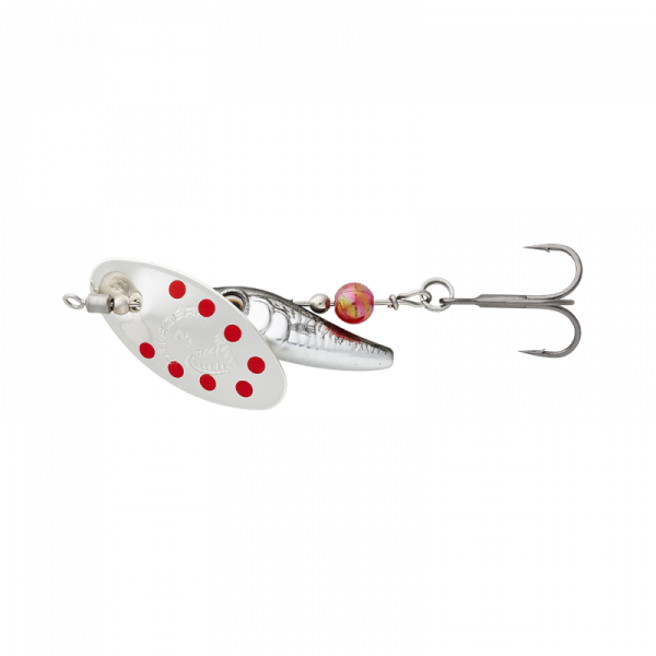 Savage Gear STICKLEBAIT SPINNER SINKING DIRTY SILVER RED
