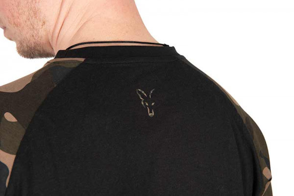 FOX Black / Camo Outline T-Shirt