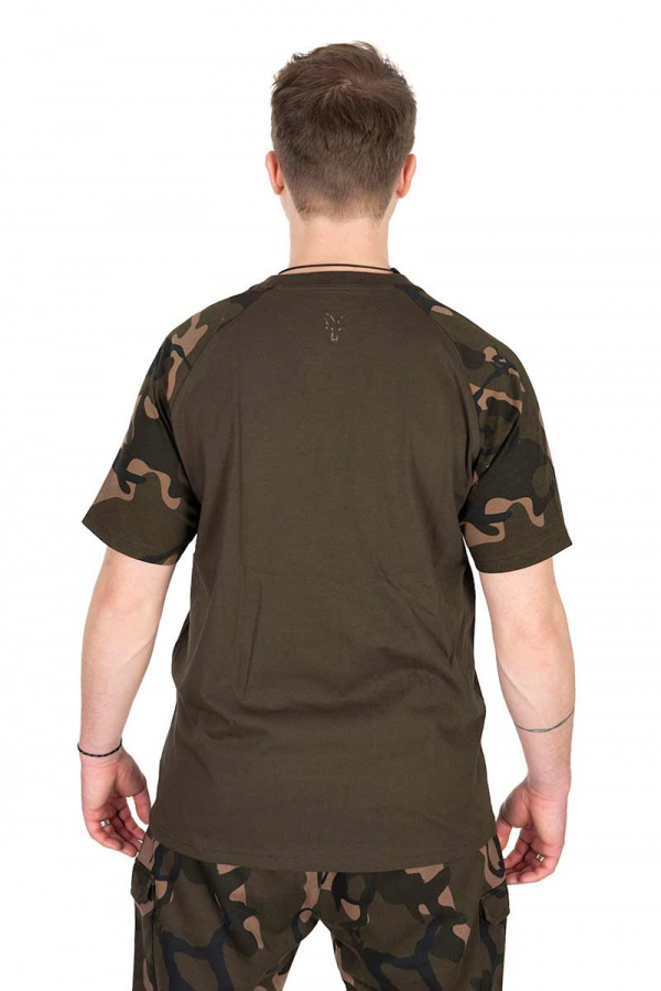 FOX khaki / Camo Outline T-Shirt