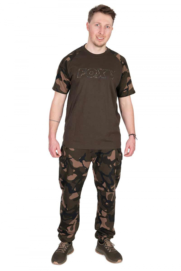 FOX khaki / Camo Outline T-Shirt