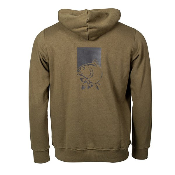 Mikina Nash Make It Happen Hoody Fish Logo Green