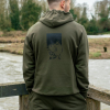 Mikina Nash Make It Happen Hoody Fish Logo Green