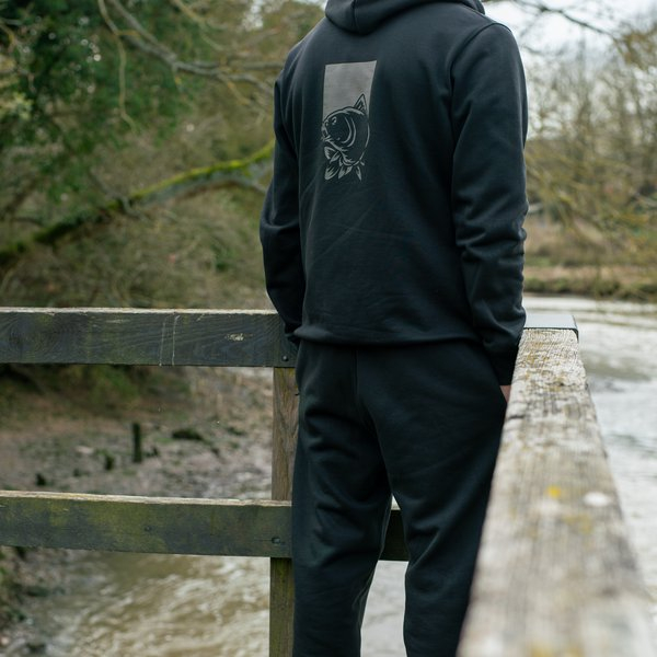 Mikina Nash Make It Happen Hoody Fish Logo Black