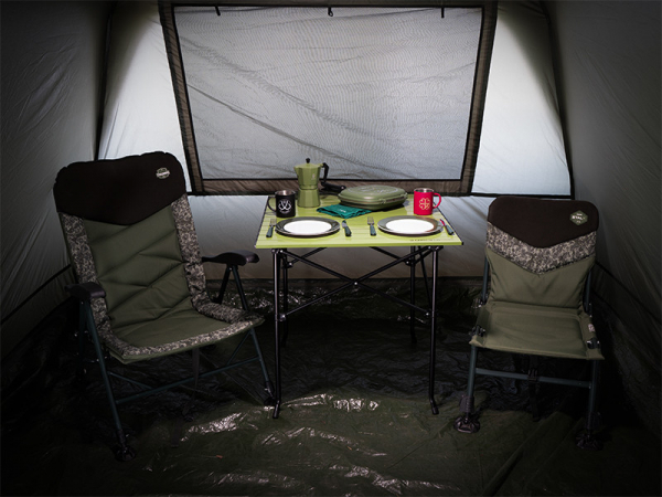 Összecsukható asztal Delphin CAMPSTA 70x70x70cm