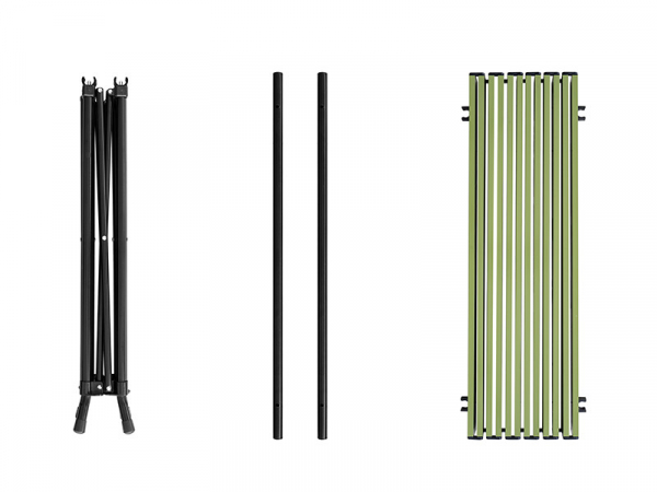 Összecsukható asztal Delphin CAMPSTA 70x70x70cm