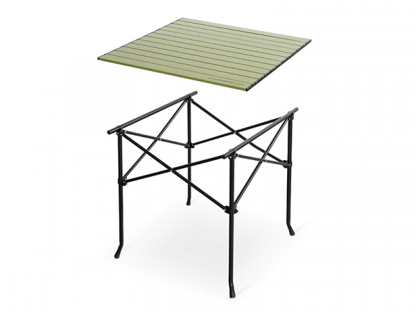 Összecsukható asztal Delphin CAMPSTA 70x70x70cm