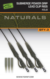 Fox EDGES™ Naturals Sub Power grip lead clip 40lb
