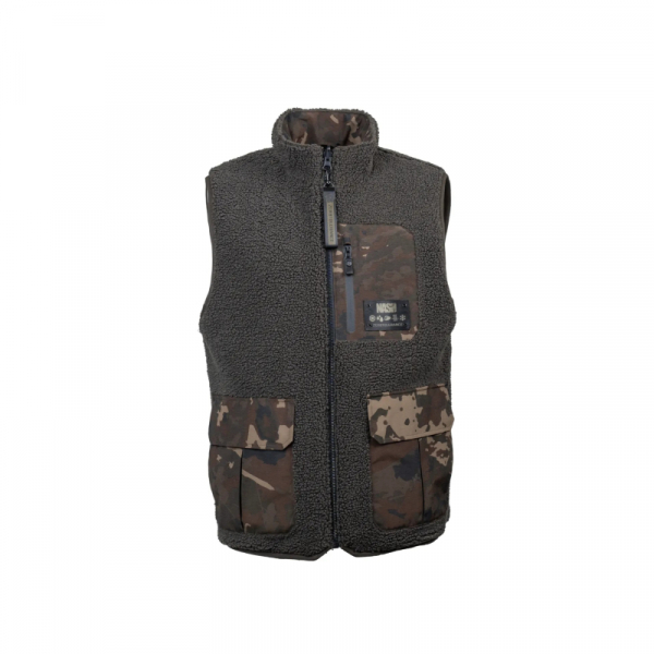 NASH ZERO TOLERANCE SHERPA FLEECE REVERSIBLE BODY WARMER