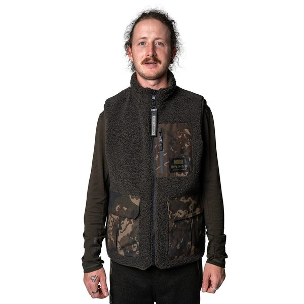 NASH ZERO TOLERANCE SHERPA FLEECE REVERSIBLE BODY WARMER