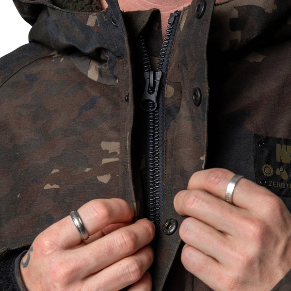 NASH ZERO TOLERANCE HELLUVA 3 IN 1 WATERPROOF JACKET CAMO