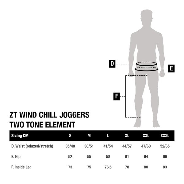 NASH ZERO TOLERANCE WIND CHILL JOGGERS TWO TONE ELEMENT
