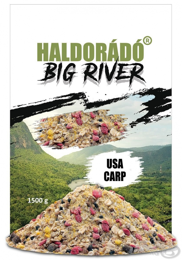 Vnadiaca zmes HALDORÁDÓ BIG RIVER - USA Carp 1500g