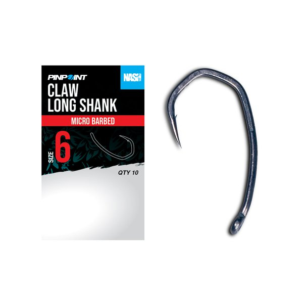 Háčky Nash Claw Long Shank Micro Barbed 10ks