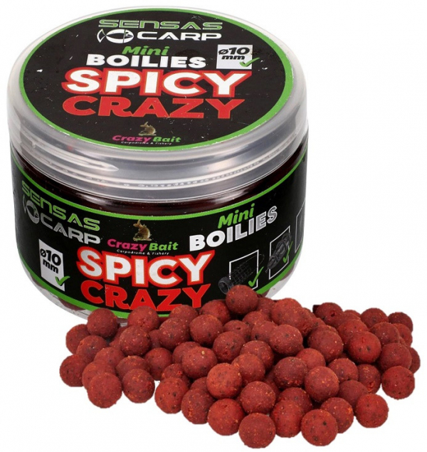 Sensas Mini Boilies Crazy Spicy (korenie) 10mm 80g