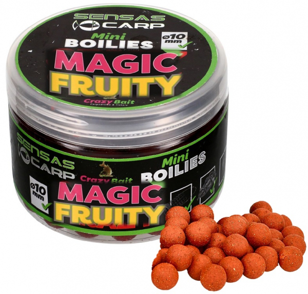 Sensas Mini Boilies Crazy Magic Fruity (gyümölcs) 10mm 80g