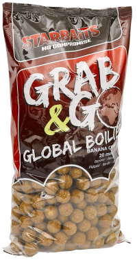Starbaits boilies Grab&Go Global Banana Cream 2,5kg