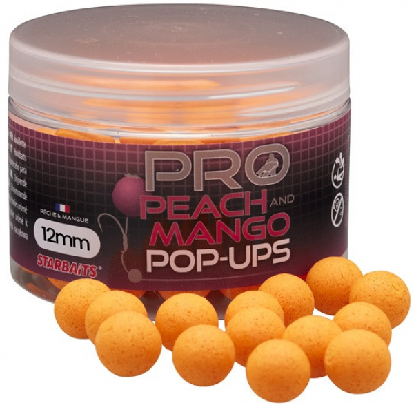 Plávajúce Boilies - Starbaits Pop Up Pro Peach & Mango 50g