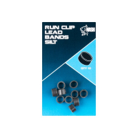 Náhradní gumové převleky Nash Run Clip Lead Band Silt