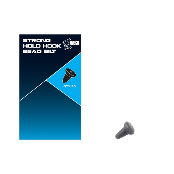Stopery na háček Nash Strong Hold Hook Bead Silt