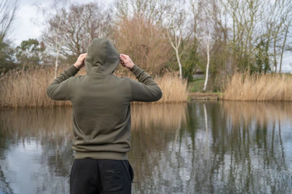 NASH Make It Happen Badge Zipped Hoody Green